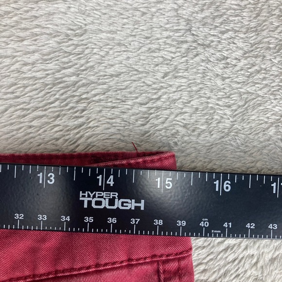 Maurices Women Burgundy Red Stretch Twill Straight Leg Pants Size 7/8‎ REG - Picture 8 of 15